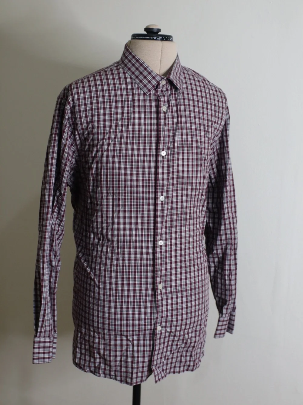 Vintage Banana Republic Plaid Summer Shirt with a Preppy Vibe